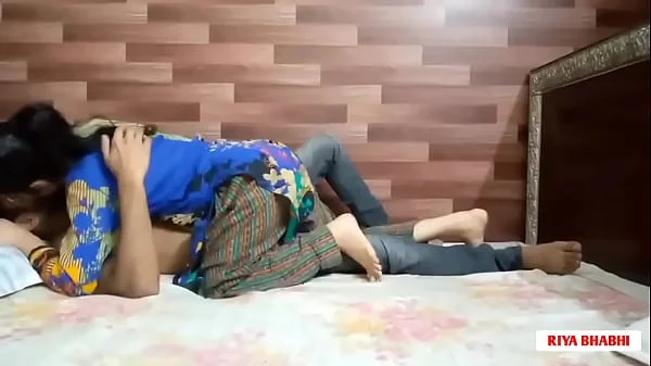 Indian Bhabhi Cheating with husband and fucking from Brother-in-law in cowgirl Position